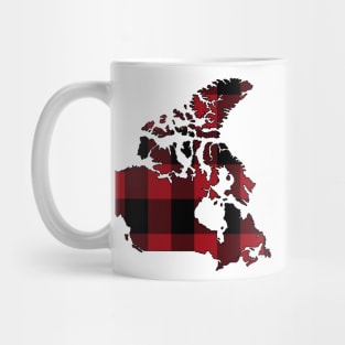 Canada in Plaid Mug